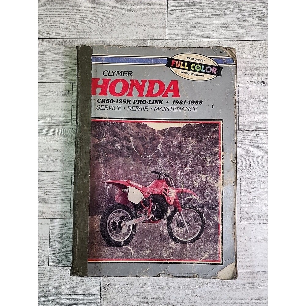CLYMER HONDA CR60-125R PROLINK 1981-1988 SERVICE REPAIR MAINTENANCE Manual Guide